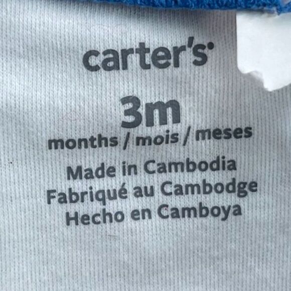 Carter’s Baby Boys & Baby Girls Hanukkah 2 Way Zip Sleep & Play Size 3 Month NWT - Picture 7 of 8